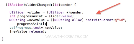 iOS/iPhone Slider (UISlider) Example 