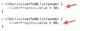Ios Slider Data Example iOS/iPhone Slider (UISlider) Example (iPhone,iPad)