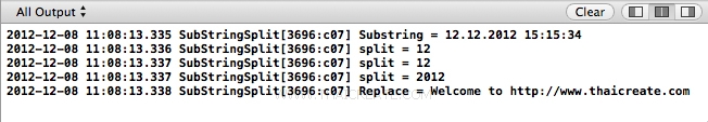 iOS/iPhone Substring / Split / Replace String (Objective-C) iOS/iPhone Substring / Split / Replace String (Objective-C)