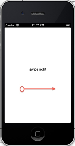 iOS/iPhone Swipe Gesture Recognizer (UISwipeGestureRecognizer) 