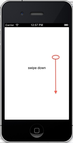 iOS/iPhone Swipe Gesture Recognizer (UISwipeGestureRecognizer) 