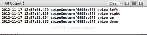 iOS/iPhone Swipe Gesture Recognizer (UISwipeGestureRecognizer) 