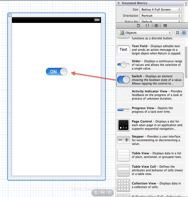 iOS/iPhone Switch (UISwitch) Example (iPhone,iPad)