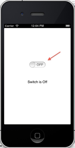 iOS/iPhone Switch (UISwitch) Example (iPhone,iPad)