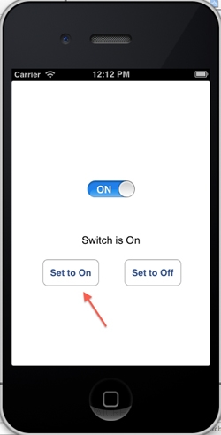 iOS/iPhone Switch (UISwitch) Example (iPhone,iPad)