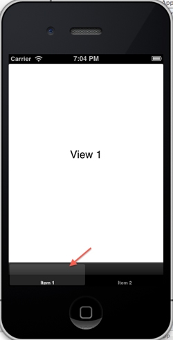iOS/iPhone Tab Bar / Tab Item  and Multiple View