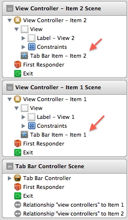 iOS/iPhone Tab Bar / Tab Bar Item (UITabBarController) and Multiple ...