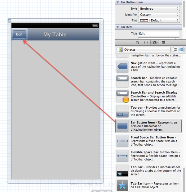 iOS/iPhone Table View Show Enable Edit / Delete Cell (Swipe To Delete ...