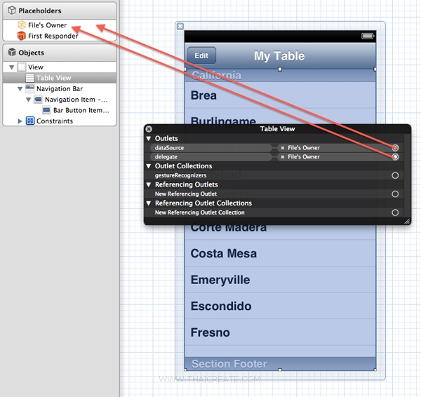 iOS/iPhone Table View Show Enable Edit / Delete Cell (Swipe To Delete ...