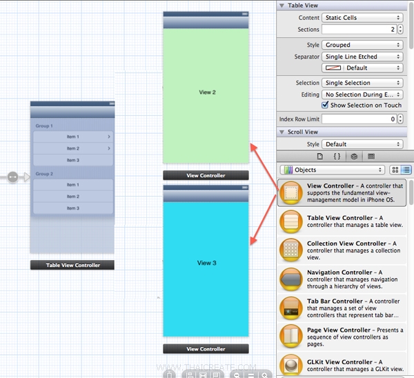 iOS/iPhone Table View Static Cell and Section Group (iPhone, iPad)