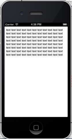 iOS/iPhone Text View (UITextView) Display Multiline Text Region ...