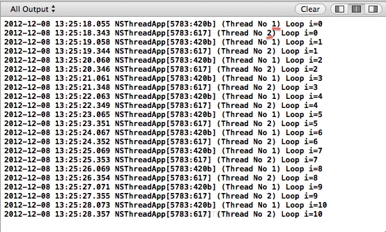 iOS/iPhone and Thread (NSThread, Objective-C)