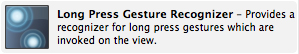 Long Press Gesture Recognizer (UILongPressGestureRecognizer) - iOS Example (iPhone , iPad)