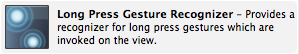 Long Press Gesture Recognizer (UILongPressGestureRecognizer) - iOS Example (iPhone , iPad) Long Press Gesture Recognizer (UILongPressGestureRecognizer) - iOS Example (iPhone , iPad)