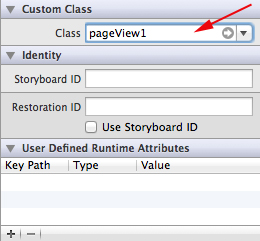 iOS/iPhone Storyboard and Custom Class in View (Objective-C, iPhone, iPad)