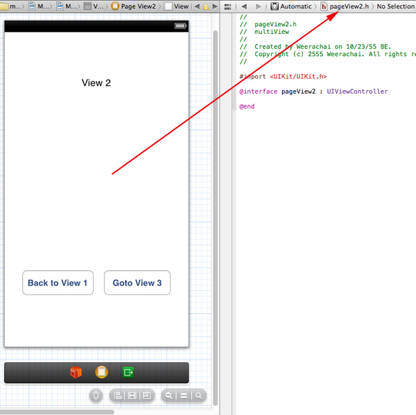 iOS/iPhone Storyboard and Custom Class in View (Objective-C, iPhone, iPad)