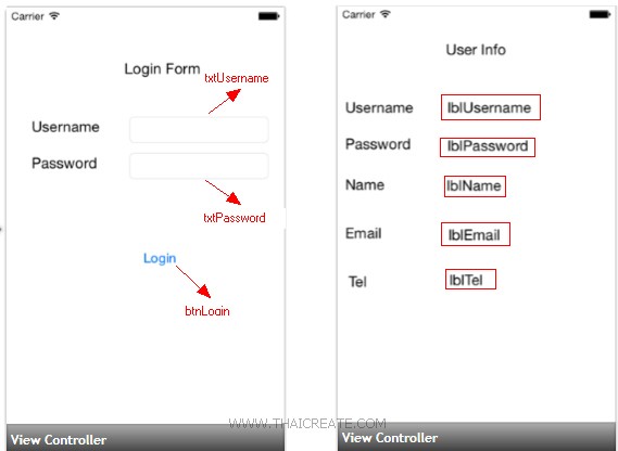 Login User Password (iOS C# (Xamarin.iOS)  and Mobile Services)