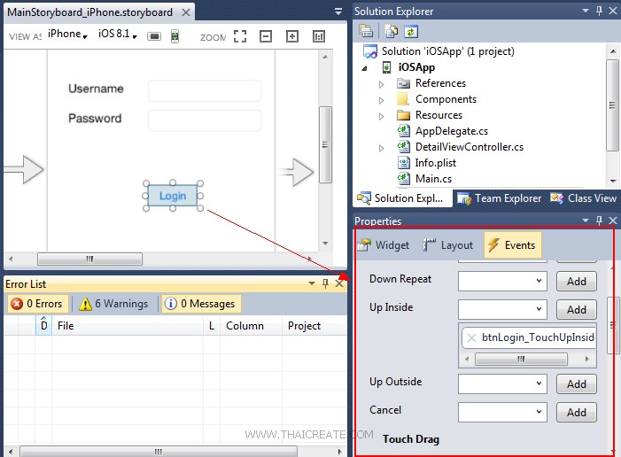 Login User Password (iOS C# (Xamarin.iOS)  and Mobile Services)