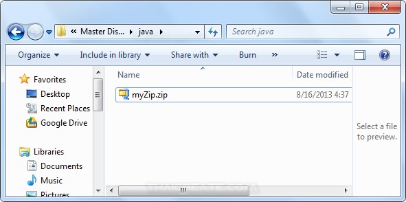 Java Extract Zip Decompress/ Create Zip files (Zip4j)