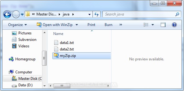 Java Extractor Java Extract Zip Decompress/ Create Zip files (Zip4j)