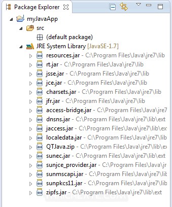 การเขียน Java Application โครงสร้างของไฟล์ (Run first Application in Java)