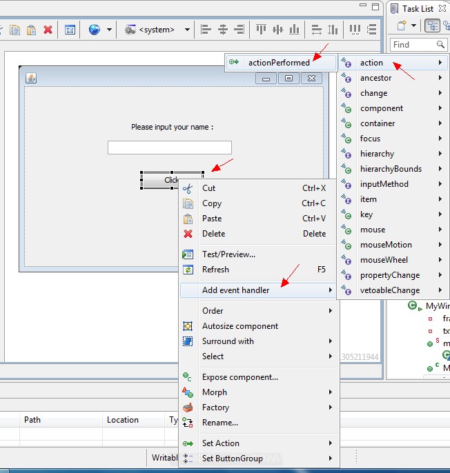 Java GUI Swing / AWT