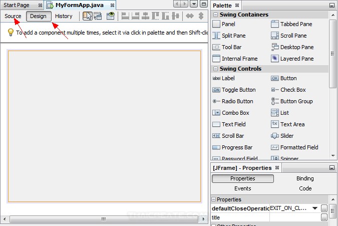 Java GUI Swing / AWT