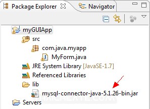 Java GUI and MySQL Database 
