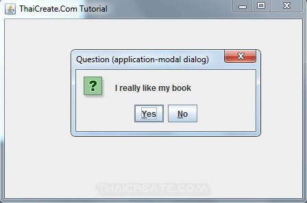 Java GUI : Dialog Input Custom Modal Dialog