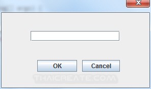 Java GUI : Dialog Input Custom Modal Dialog