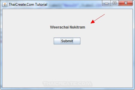 Java GUI : Dialog Input Custom Modal Dialog