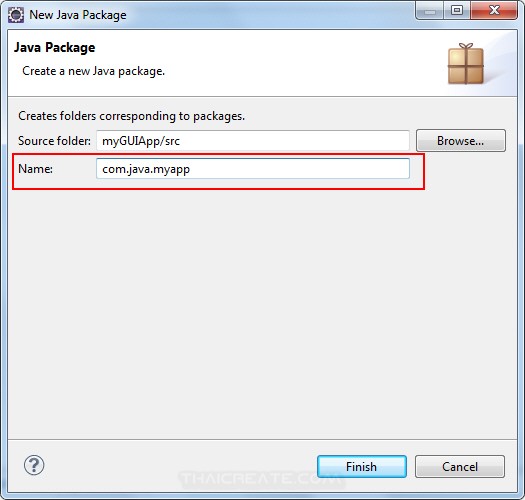 Eclipse : สร้าง Java GUI Application ด้วยโปรแกรม Eclipse IDE แบบง่าย ๆ