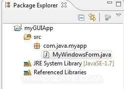 Eclipse Java GUI Application