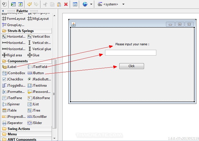 Java GUI Event / Dialog