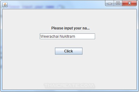 Java GUI Event / Dialog Java GUI Event / Dialog