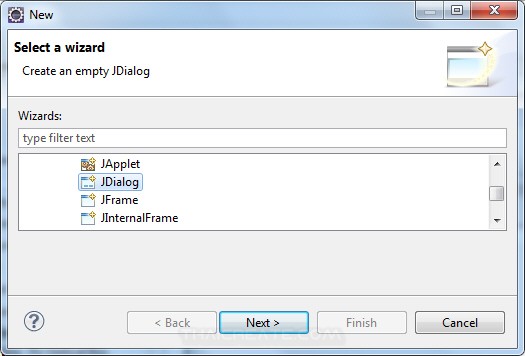 Java GUI Choose Data  from JDialog to Main Frame