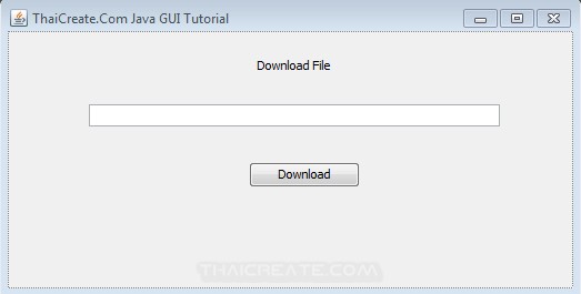 Java GUI Download file and Progress Bar