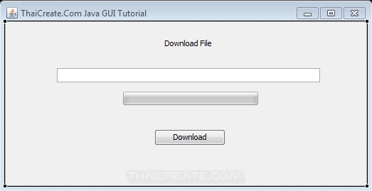 Java GUI Download file and Progress Bar Java GUI Download file and Progress Bar