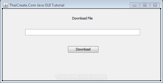 Java GUI Download file and Progress Bar