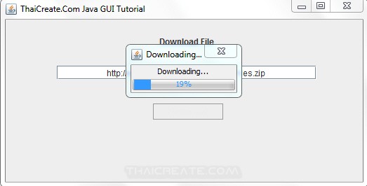 Java GUI Download file and Progress Bar Java GUI Download file and Progress Bar