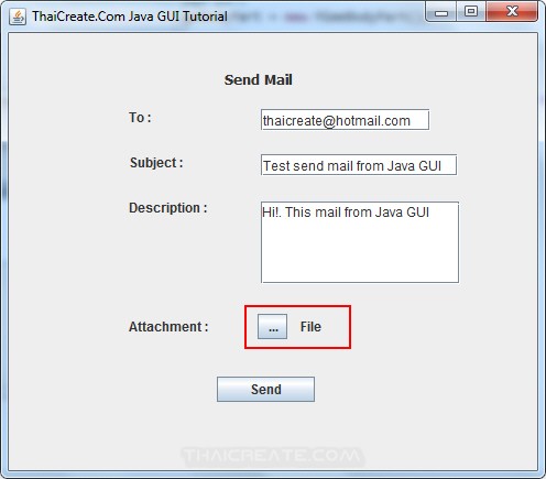 Java GUI Create Frame Form for Send Mail Java GUI Create Frame Form for Send Mail