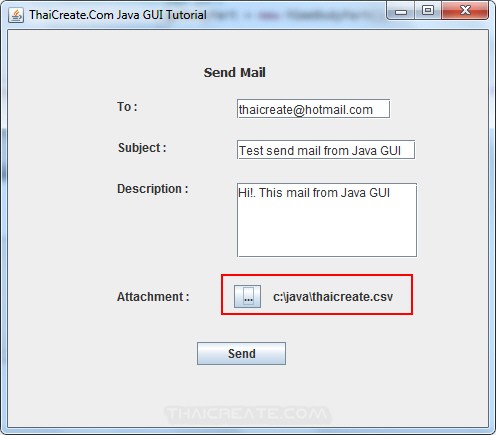 Java GUI Create Frame Form for Send Mail Java GUI Create Frame Form for Send Mail