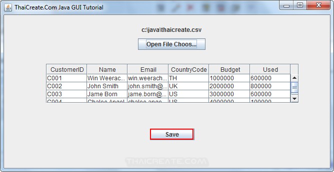 Java GUI Import CSV/Text to Database Java GUI Import CSV/Text to Database