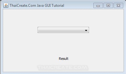 Java GUI JComboBox from Database Java GUI JComboBox from Database
