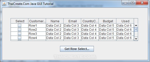 Java GUI JTable - Checkbox in JTable Cell