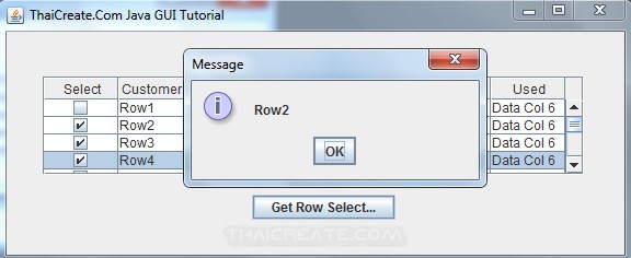 How to use : Java GUI JTable - Check Box (JCheckBox) in JTable Cell