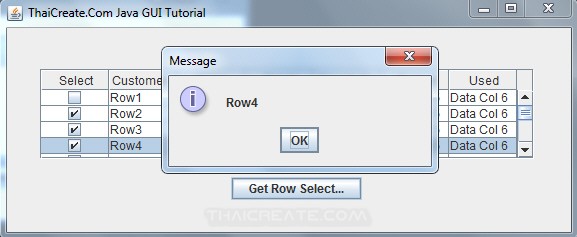 Java GUI JTable - Checkbox in JTable Cell