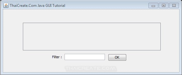 Java GUI JTable - Filter Data in JTable Java GUI JTable - Filter Data in JTable