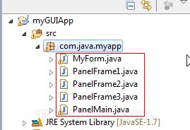 Java GUI Create Menu and Open Another Panel Layer