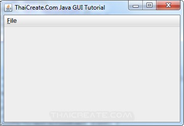 How to use : Java GUI Create Menu and Shortcut Key Control